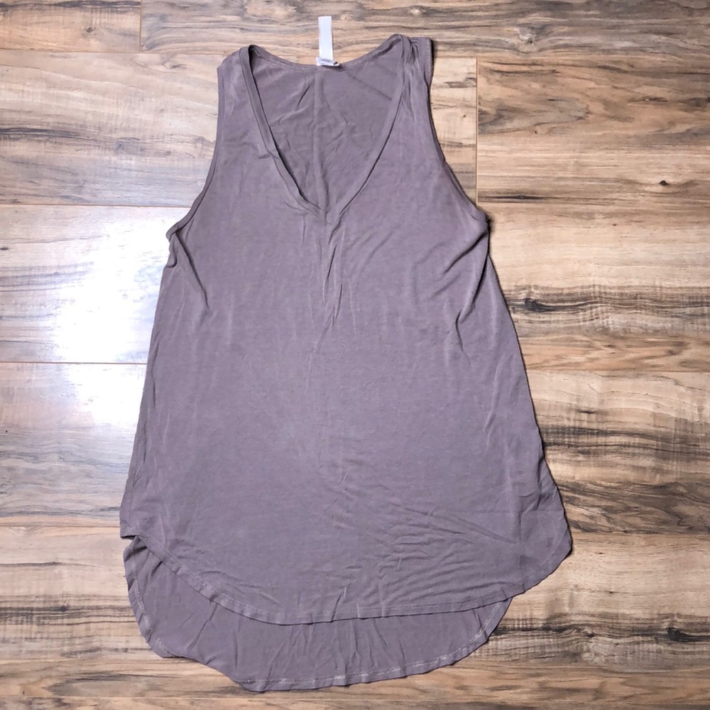 Freeloader V Neck Sleeveless High Low Plunge Tank Top Women’s Small